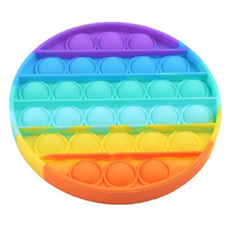 Pop It-rompecabezas de burbujas para adultos, juguetes antiestrés, blando y estrujable PopIt, caja antiestrés: 07