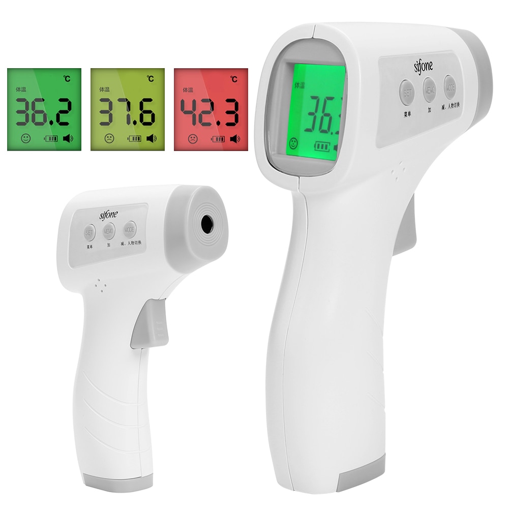 Voorhoofd Digitale Baby Thermometer Infrarood Voor Melk Water Kamer Medische Fopspeen Koorts Body Thermometer Non Contact Baby Care