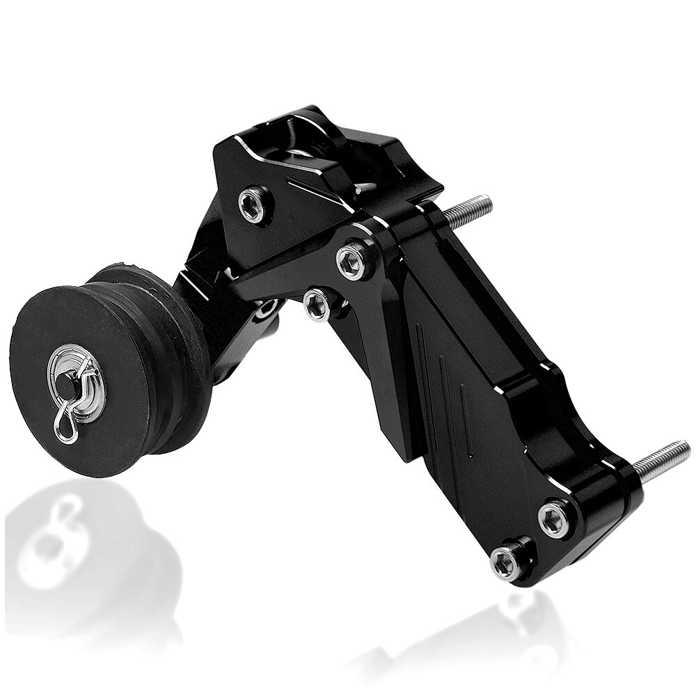 FÜR yamaha XJ6 Umleitung XSR 700 ABS XSR 900 ABS XV 950 Rennfahrer motorrad Kette Schlüssel Kette Erzähler Bolzen auf Rolle Einstellen: Schwarz