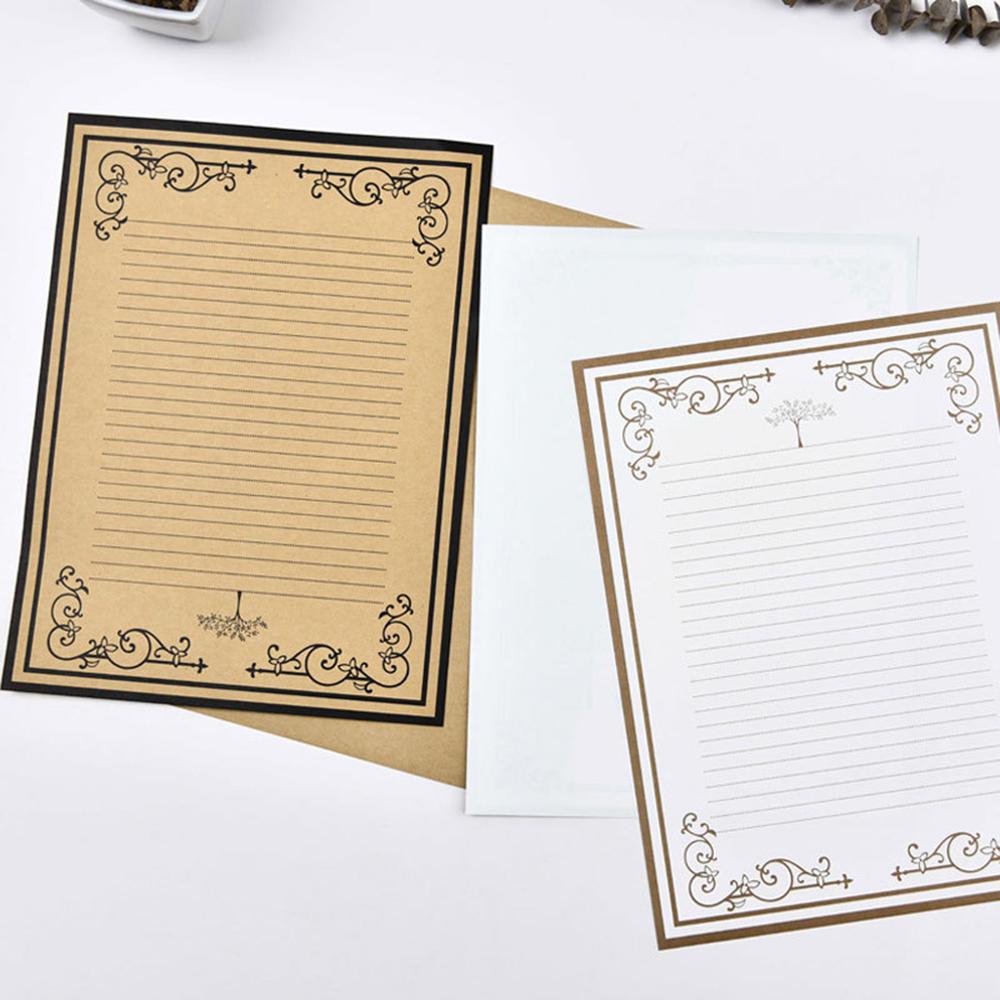 32pcs/pack Retro Writing Letter Stationery Romantic Chinese Style Lace Letterhead Note Paper