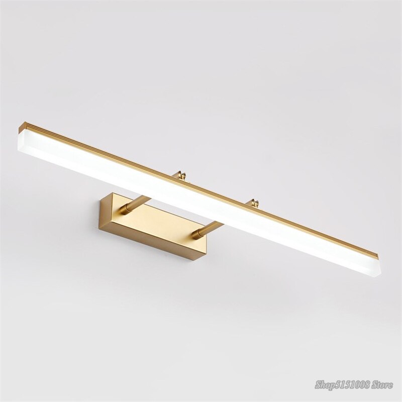 Modern Simplicity Vanity Lights Retractable Bathroom Led Makeup Vanity Table Lamp Bathroom Cabinet Vanity Mirror Light Fixture: Natural Light / 46cm / 1 pcs
