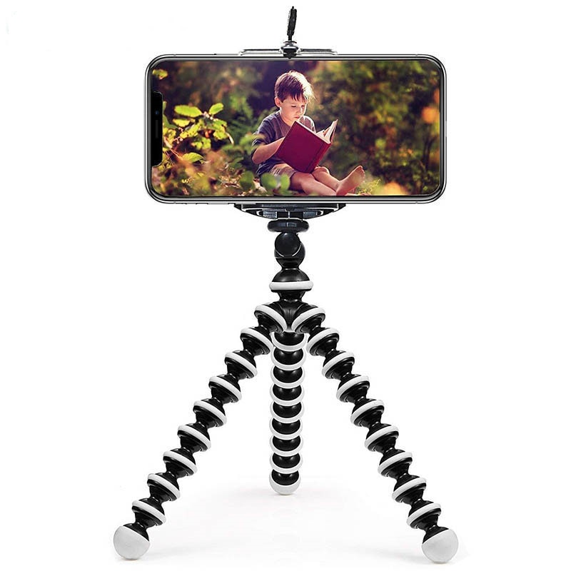 mini ośmiornica statyw uchwyt telefon komórkowy statyw Gorillapod dla iPhone Samsung uniwersalny Smartphone aparat sportowy stojak z klipsem