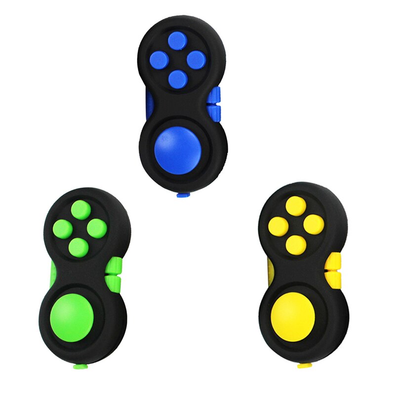 ZK60 antistress toy for adults children kids fidget pad stress relief squeeze fun hand interactive toy office christmas: three-I