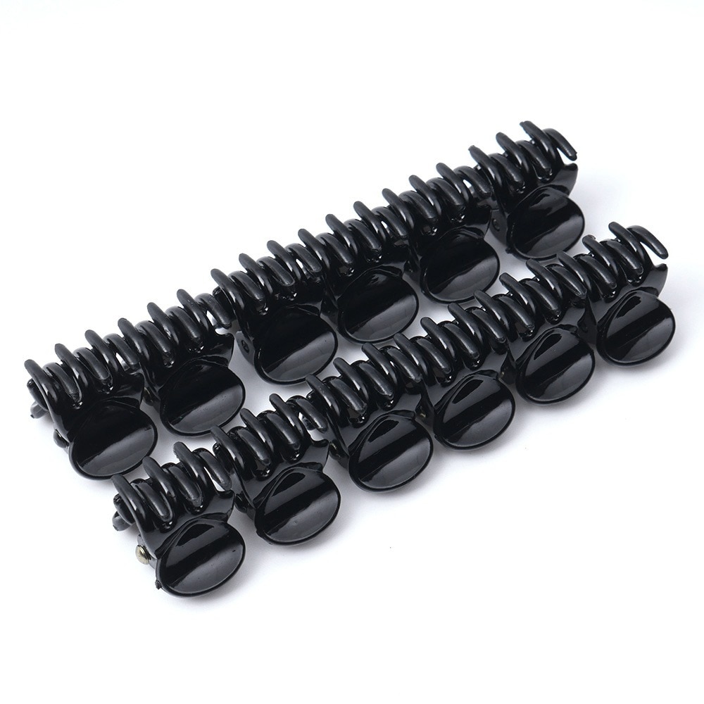 12 st/set plast mini hårklämma söt klo hårnål koreansk version konstiga hand hår styling verktyg tillbehör för kvinnor tjejer
