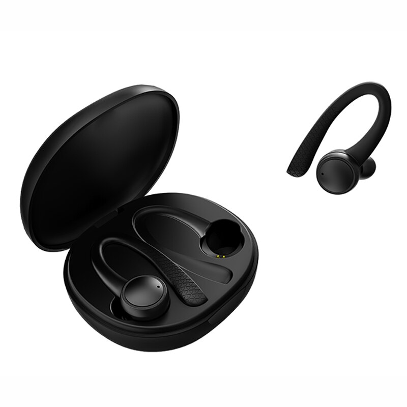 T7 Pro Tws 5.0 Draadloze Bluetooth Oortelefoon Hifi Stereo Draadloze Hoofdtelefoon Sport Headset Met Opladen Doos Waterdichte Hoofdtelefoon: back