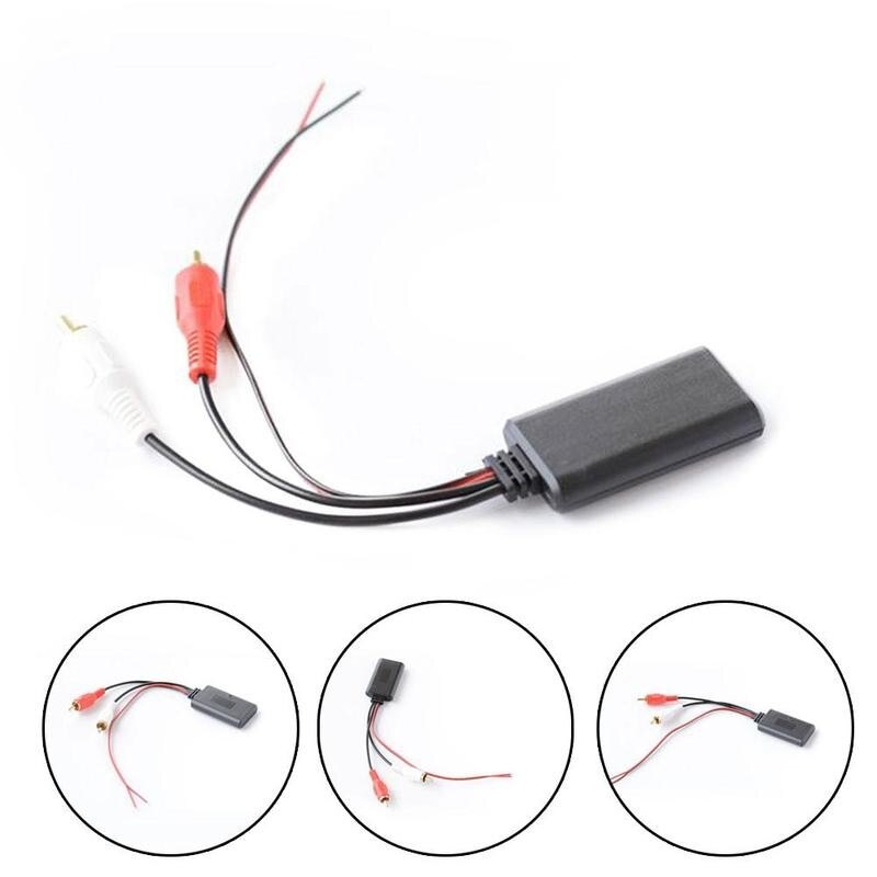 Universal Car Wireless Bluetooth Module Music Adapter Rca Aux Audio Cable Wireless Audio Input Music Play for Truck Auto