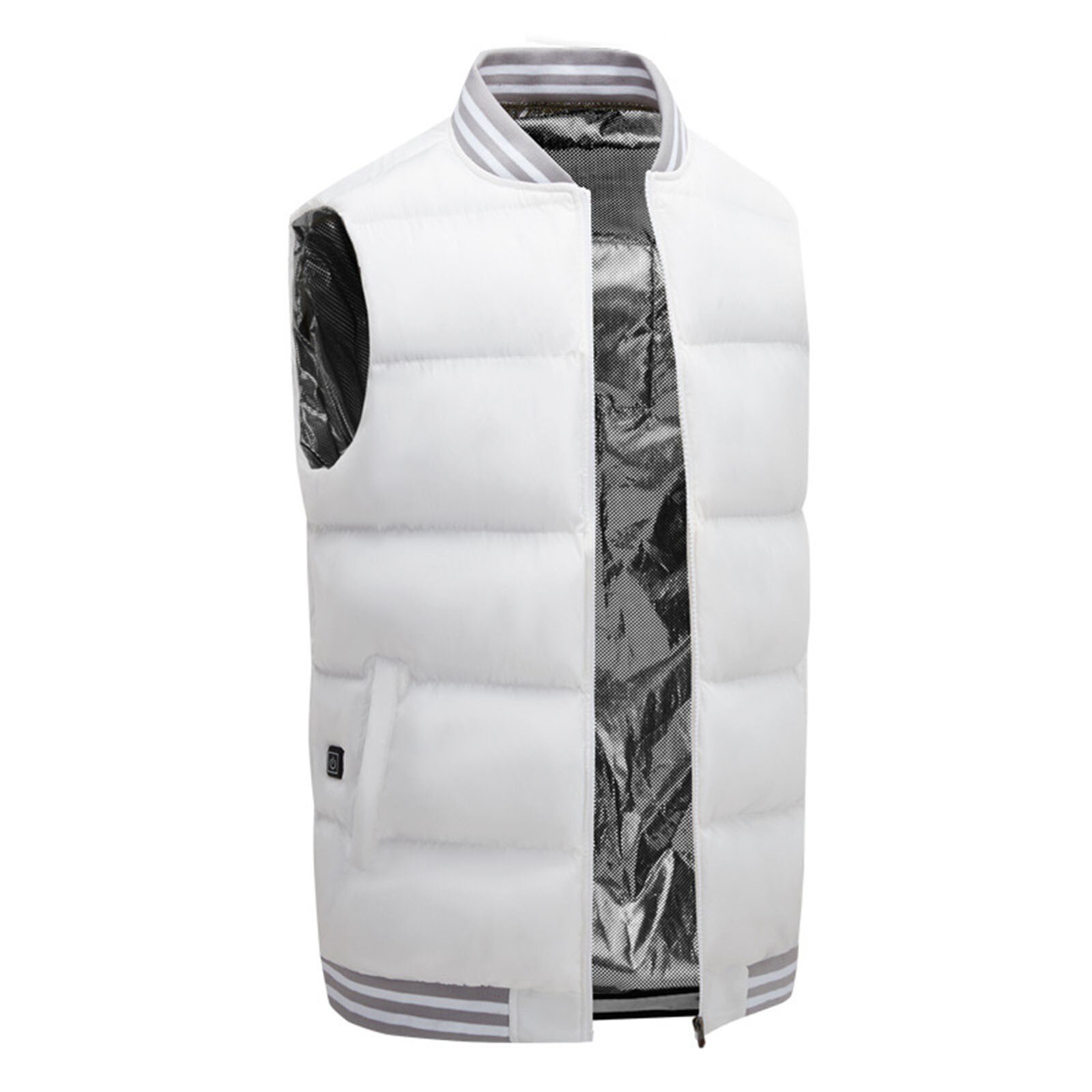 Verwarmde Jas Winter Warm Mannen Vrouwen Jas Winddicht Verwarming Vest Usb Infrarood Flexibele Elektrische Outdoor Jas Down Ademend: S