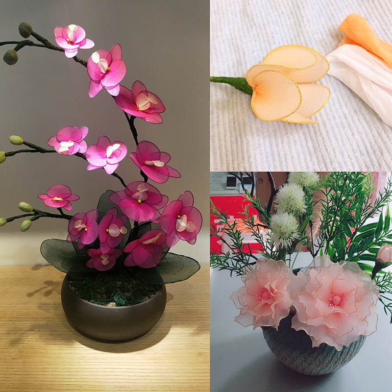 25 stk 80cm lange blomstertråde kunstige grene kviste jerntråd brugt til diy nylonstrømpe blomsterstamme, der fremstiller tilbehør