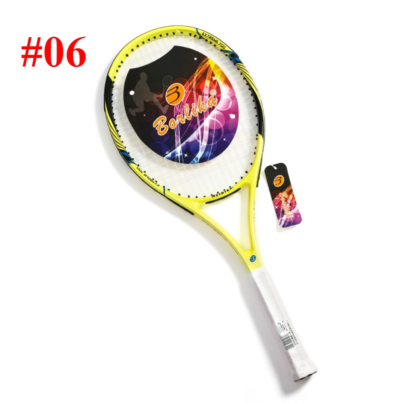 Professionel carbon aluminiumslegering tennisketsjer raqueta pickleball paddle racchetta tennisketcher tennisketsjer med snor: 06