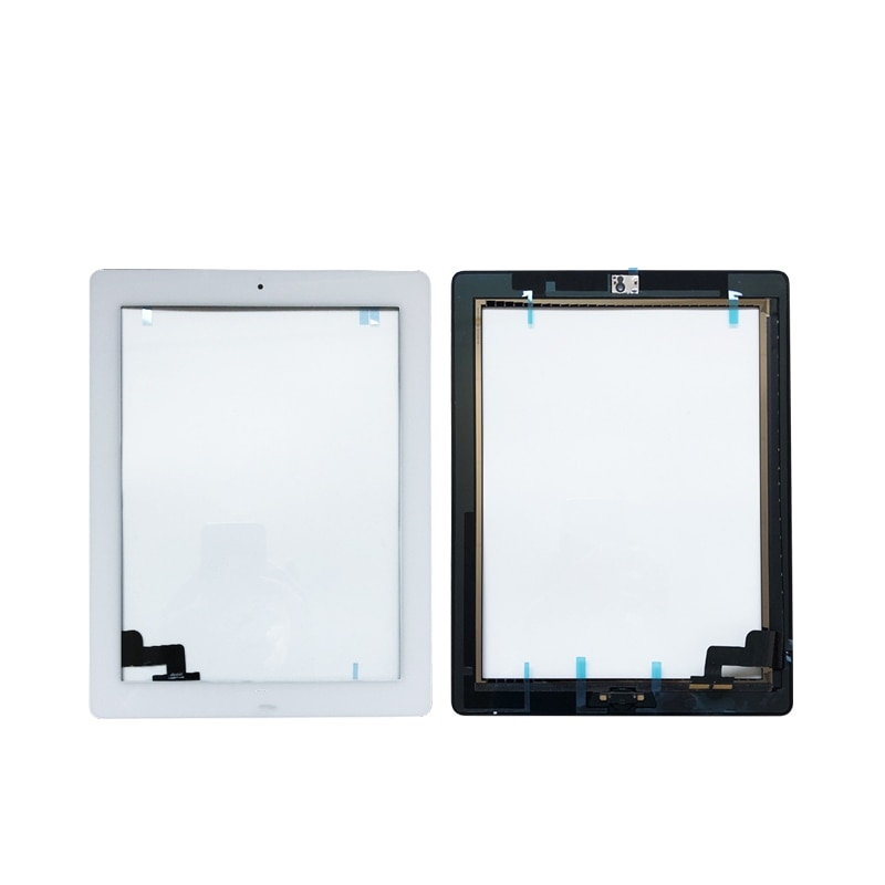Voor iPad 2 A1395 A1396 A1397 Touch Screen Digitizer Sensor Glas Panel Tablet Vervanging Voor iPad 2 Scherm Met Home knop