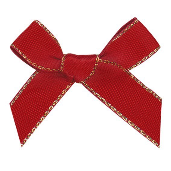 50 Uds. De Color brillo satinado goma de pelo con lazo, suministro artesanal, decoración del banquete de boda, lazos artísticos, accesorios para sombreros de costura, apliques: Red Bows