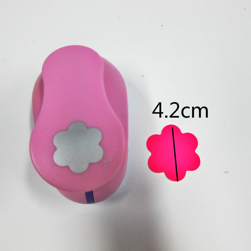 Perforadora troqueladora para manualidades con forma de flor, 0,8 cm-7cm, para Scrapbooking, escuela, perforador de papel, troqueladora para goma Eva, 6 cortador de pétalos,