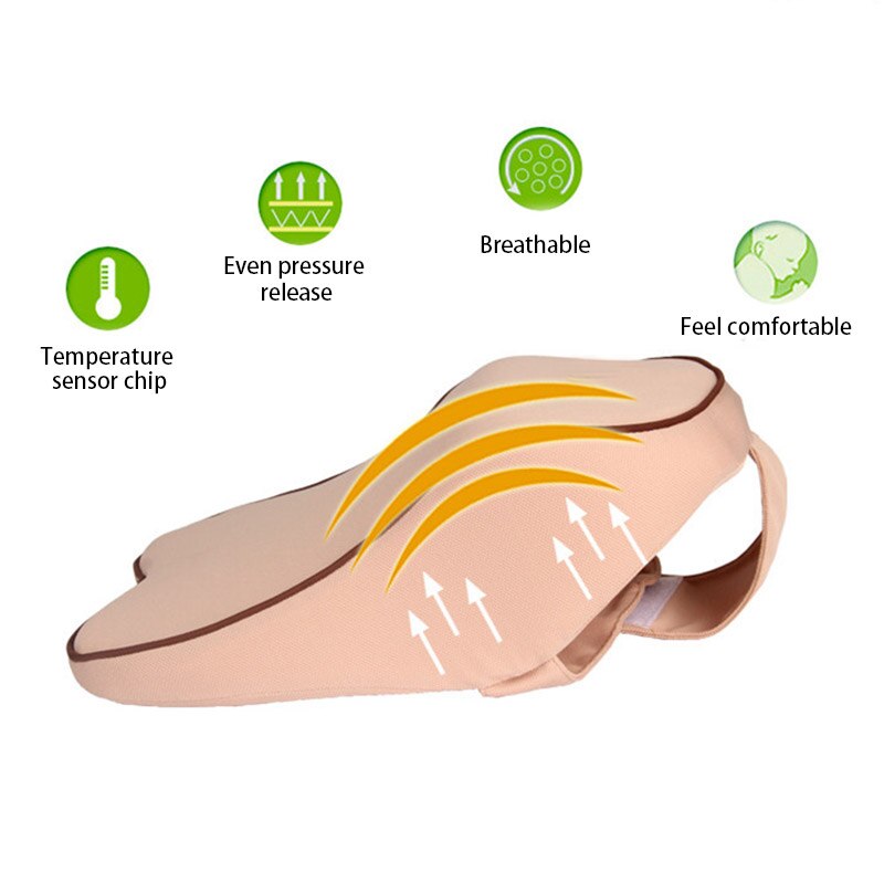 Auto Nek Kussen 3D Traagschuim Hoofdsteun Auto Kussen Zacht Ademend Kussen Voor Slapen In De Auto