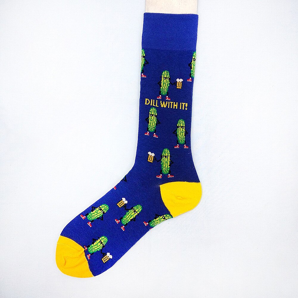 Ananas Burger Bier Mode Trend Element Mannen Kousen Skateboard Sokken