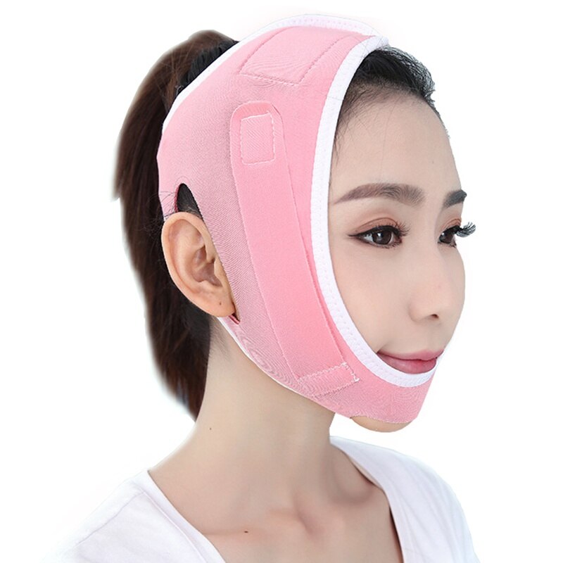 Anti-Snurken Hoofdband Dunne Gezicht Bandage Gezicht Wang Chin Lift Up Slim Gezicht Slaapmasker Slaap Dunne Gezicht Band elastische Band