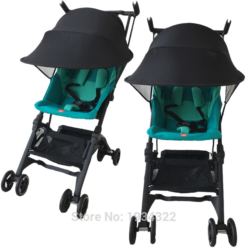 1:1 GB stroller Accessories sun shade for goodbaby pockit stroller extend sun visor Canopy Cover UV umbrella fit pockit+ QBIT+