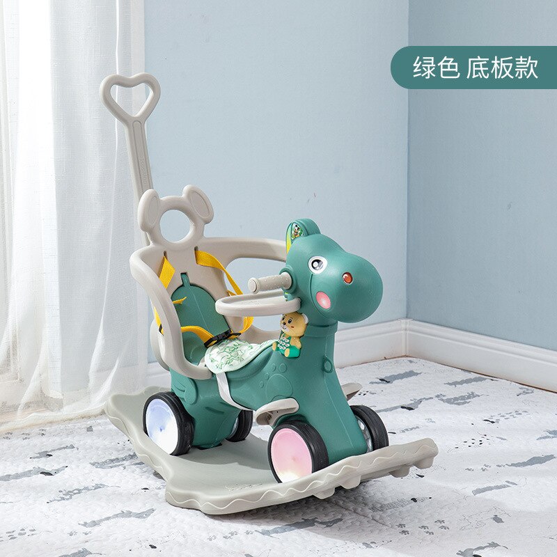 Chaise à bascule cheval plastique | Multifonction, d'anniversaire, chaise balançoire, poussette pour bébé de 1 à 5 ans,