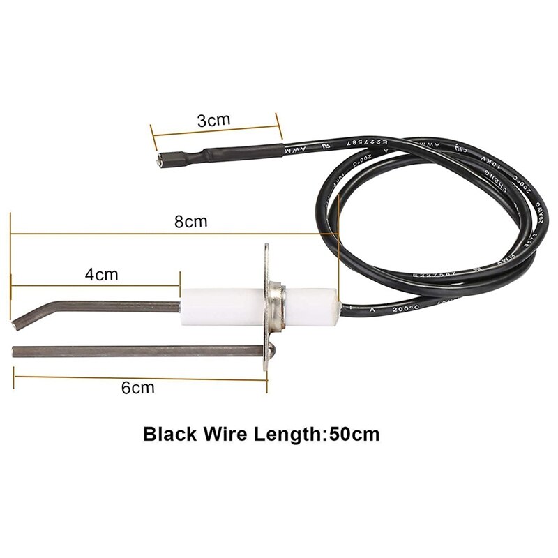 Lage Druk Lpg Propaan Gas Haard Vuurkorf Veiligheid Regelklep Kit, drukknopontsteking Kit Voor Gas Grill, Heater