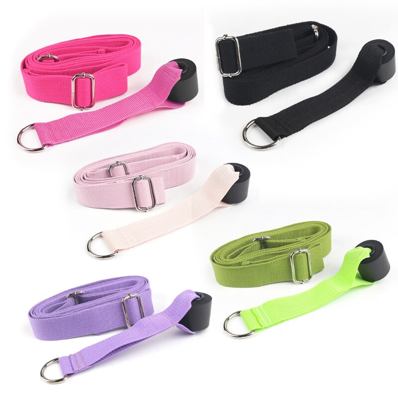 MeFree 9ft Cotton Yoga Strap – Strong, Adjustable Belt For Stretching & Fitness
