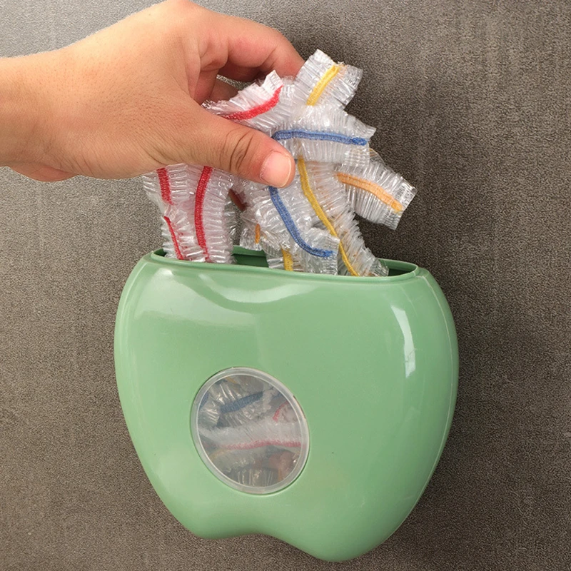 Plastic Wrap Opbergdoos Keuken Opbergdoos voor Voedsel Film Voedsel Cover Bag Organizer Douchekappen Dispenser