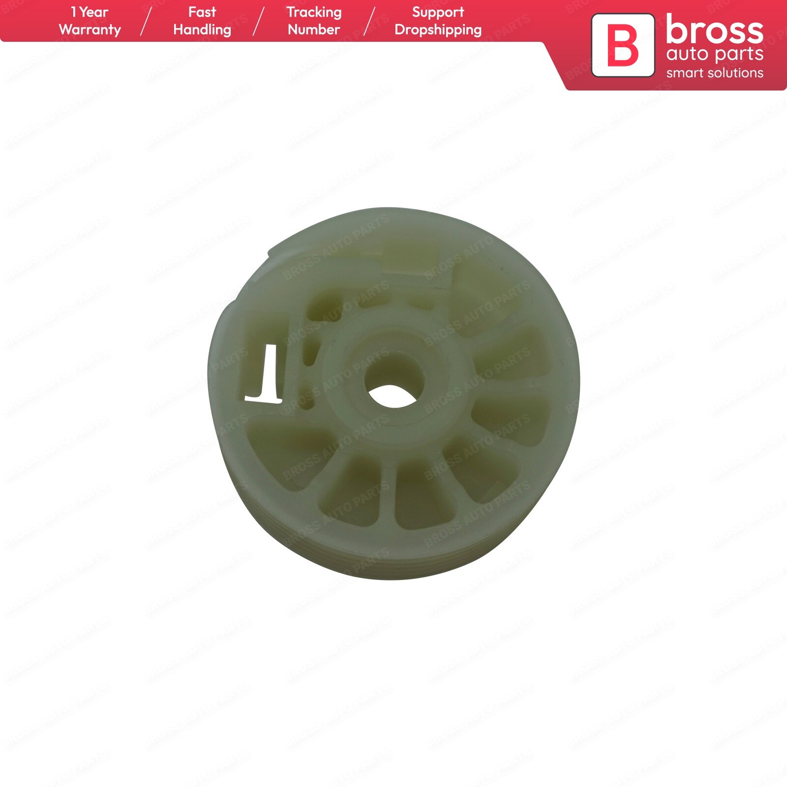 Bross Auto-onderdelen BWR5233 Venster Regulator Reparatie Wiel Linksvoor Deur 68070267AD Voor Fiat 500 2007-Op Uit turkije