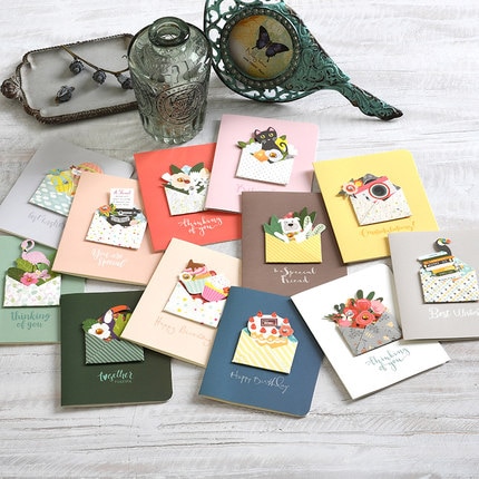 CT352 Cache-Cache uitklapbare kaart - happy birthday - cadeau | Mano