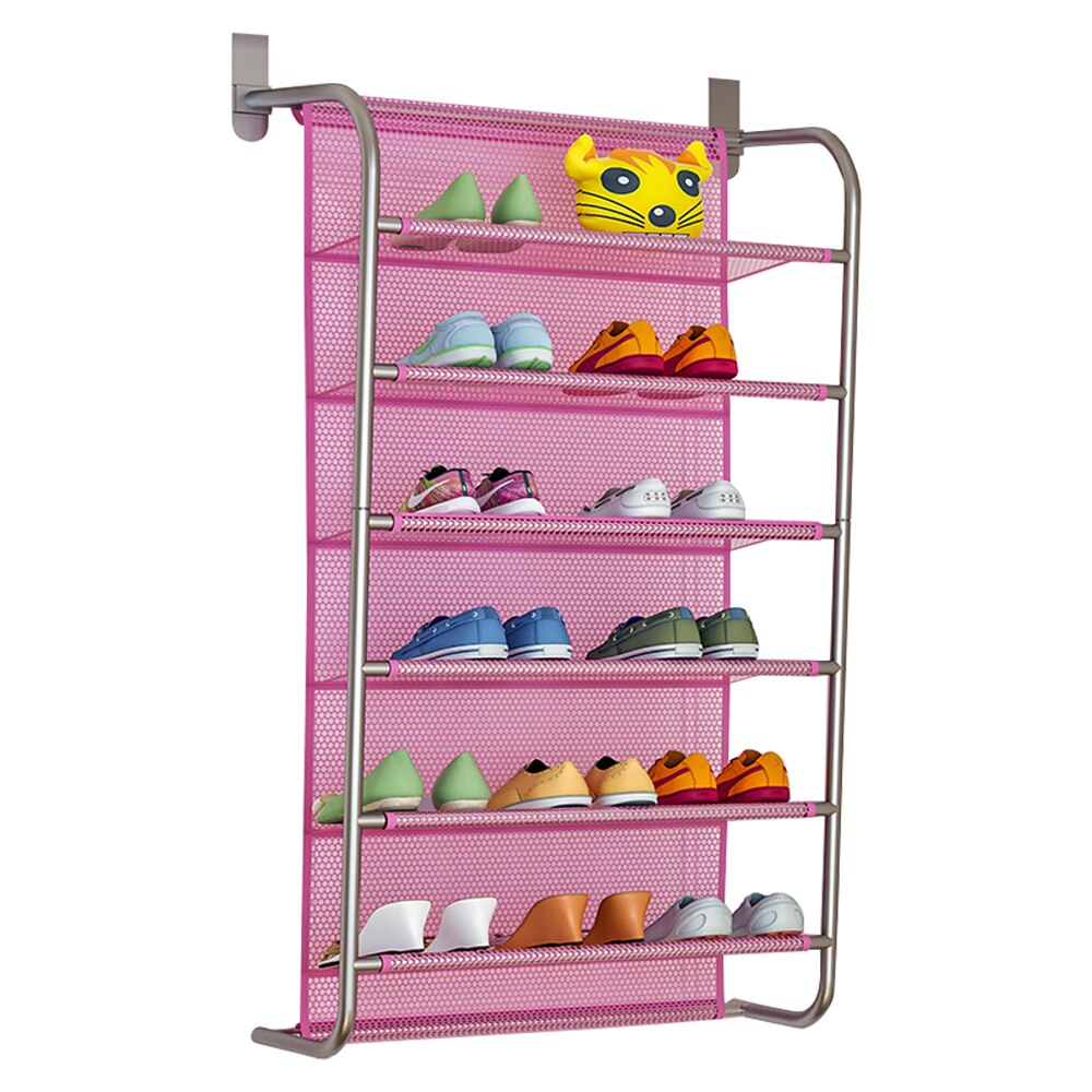 36 Pair Over Door Hanging Shoe Rack 10 Tier Shoes Organizer Wall Mounted Shoe Hanging Shelf For Home Dormitory Shoes