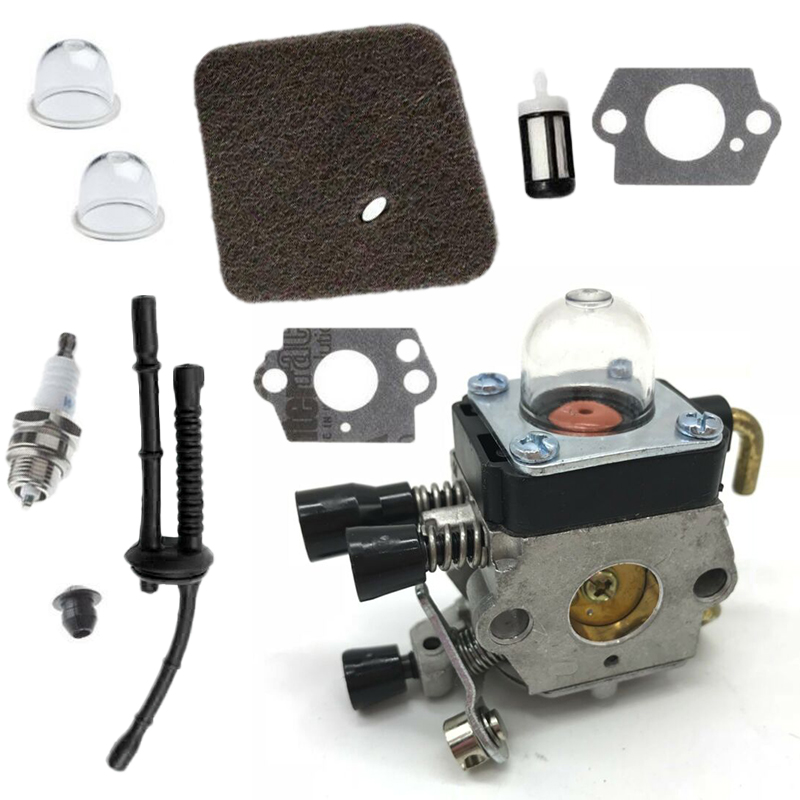 Kit Carburador Para ZAMA C1Q S157 S69A S63A Stihl FS 38 45 45C 46 55 55R 45L 55RC 55T 75 80 85 FC 55 85 HT70 75 SP85 Aparador