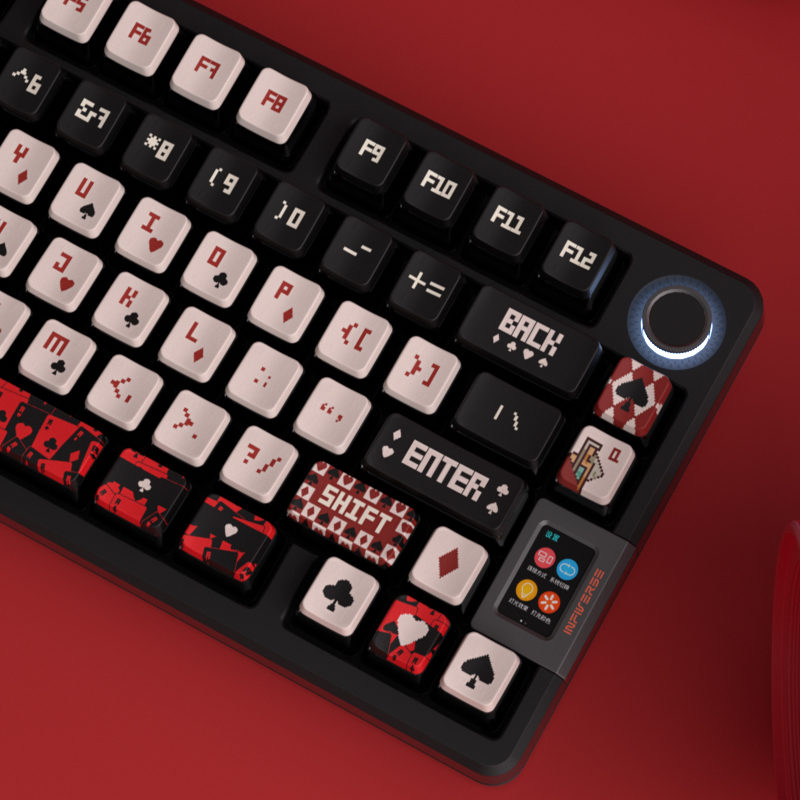 Oem Profiel Pudding Backlit Keycaps Pbt Pc Materiaal Joker Thema Dye Sublimatie Keycap Voor Mx Switch Mechanisch Toetsenbord