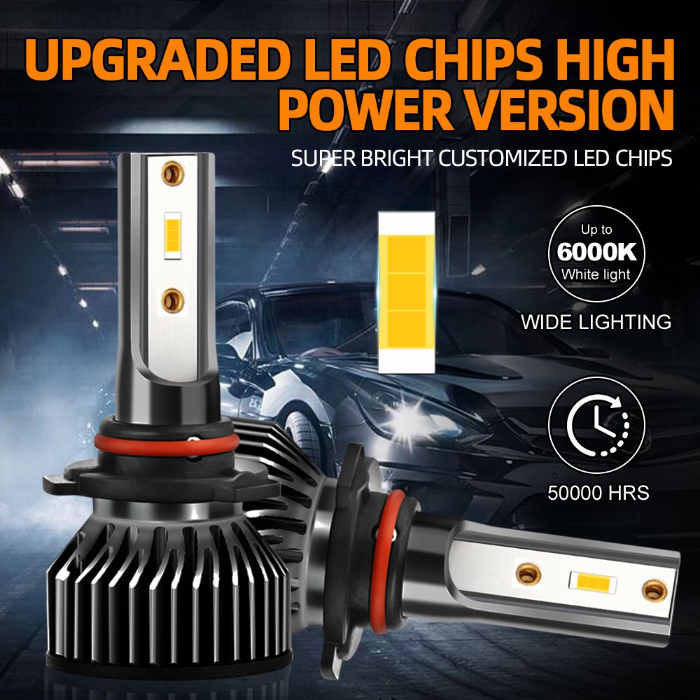 300W H7 Canbus LED Headlight Bulbs 28000LM H1 H4 H... – Vicedeal