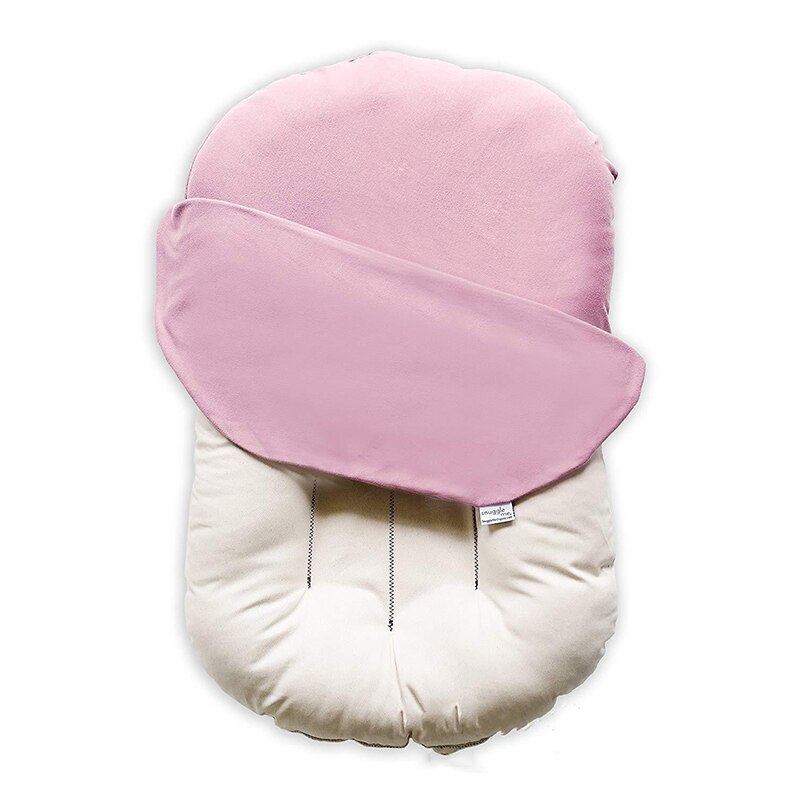 75 x 45cm bomulds babynest sengesæt bærbar tremmeseng baby liggestol vugge spædbarns vuggestue seng cuna nido bebe ninho bebe portatil: Lyserød / Krybbe-betræk