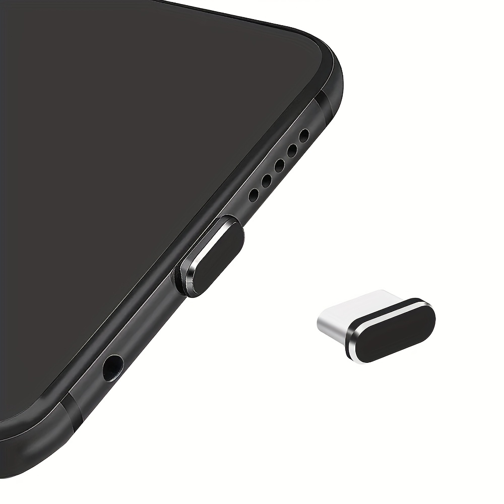 4-delige USB C stofplug, Type C stofplugafdekking Oplaadpoort Beschermhoes, met reinigingsborstel, Geschikt voor Type-C datapoort USB-stofplug Oplaadpoort voor mobiele telefoon