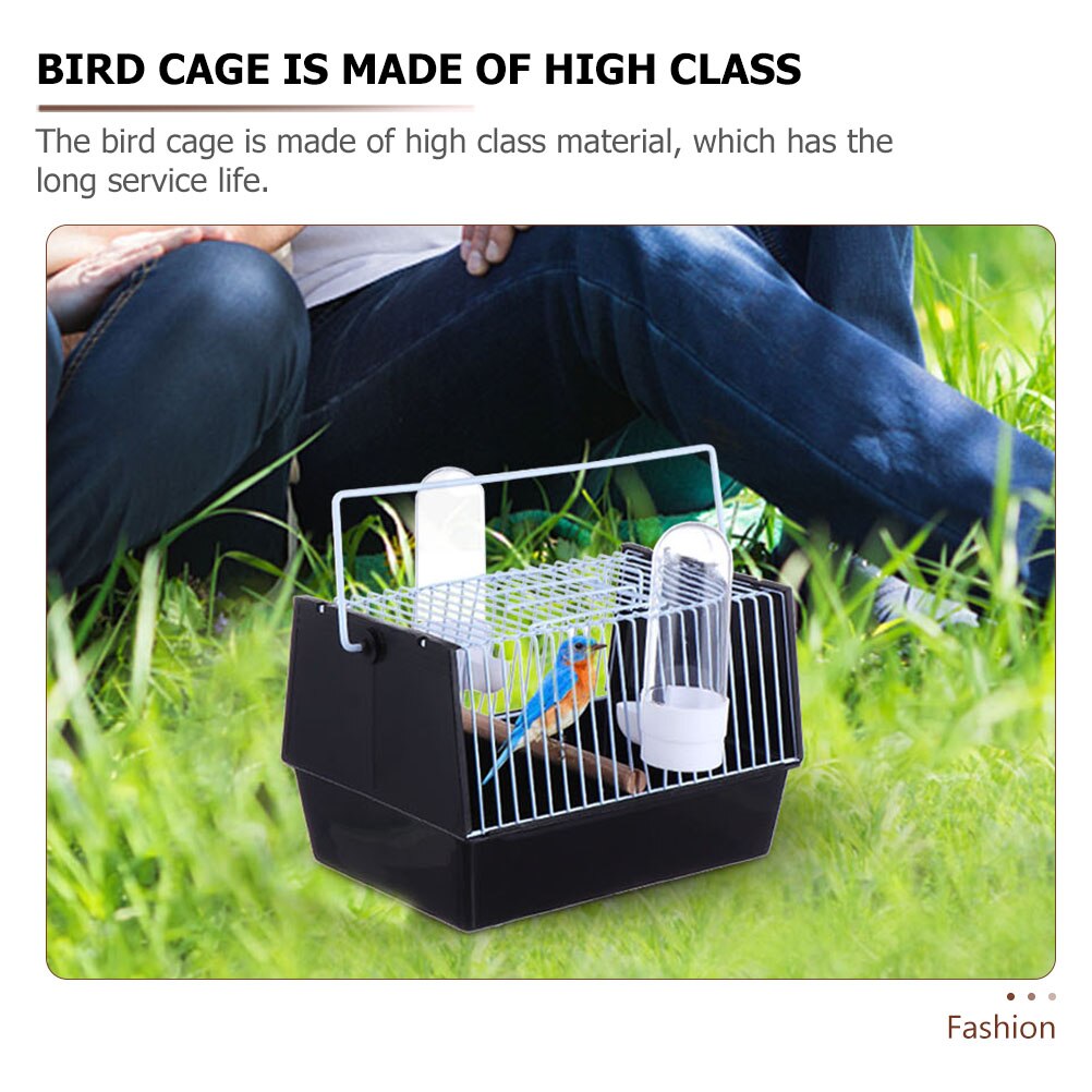 1PC Portable Bird Cage Parrot Cage Outing Bird Carrying Cage Handheld Cage