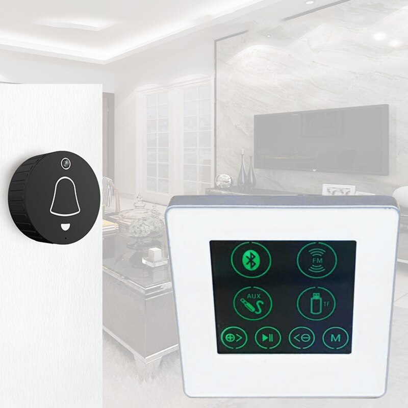 Rise-4 Inch Ingebed Familie Hotel Smart Home Achtergrond Muziek Speler Host Controller Versterker H86B