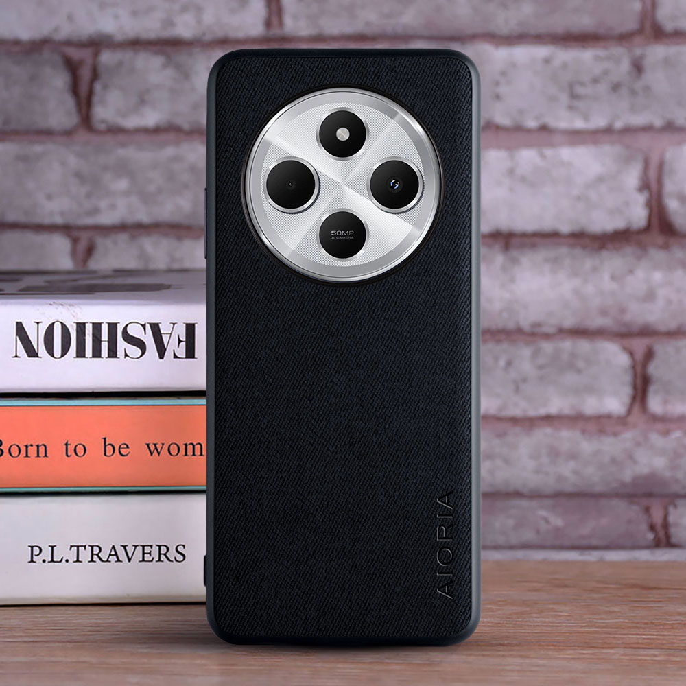 Étui pour Xiaomi Redmi 13C 14C 12C 10C 9C Poco C65 C75 C55 5G coque luxe textile cuir couverture de téléphone funda pour redmi 13c étui