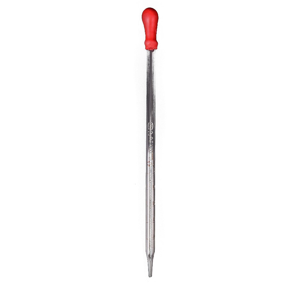 Pipeta cuentagotas de línea de escala de vidrio, gotero de laboratorio, pipeta azul, cabezal de goma, 0,5 ml, 1ml, 2ml, 3ml, 5ml, 10ml: 1pcs 2ml