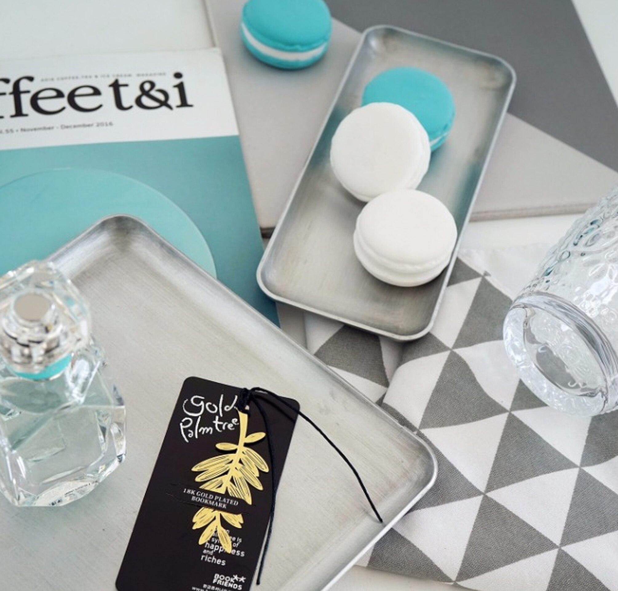 Aluminum Retro Storage Tray Geometric Old Snack Trays Industrial Wind Aluminum Tray Gourmet Photography Props S M L