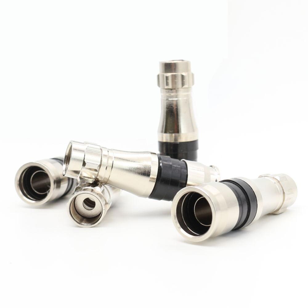 RG11 Compression F Connectors For RG11 Cable COAX F Connector RG11 Waterproof F Connector RF Connectors