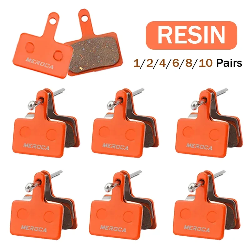 Pastillas de freno de disco semimetálicas de resina para bicicleta de montaña, para Shimano B01S M375 M395 M446 M485 M486 M416 Deore M515 M525