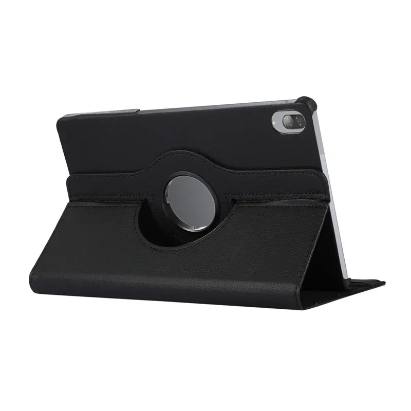 Funda For Honor Pad X8a X 8a Case 360 Degree Rotating PU Leather Stand Case For Honor Pad X8a 11 inch Tablet Cover Coque: Black
