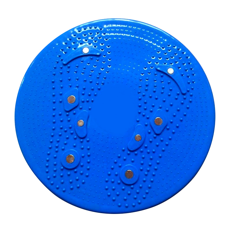 Taille Verdrehen Scheibe Keine Schlupf Praktische Dreh Rabatt Hause Handgelenk aerob ÜSpund flattern Rotierenden Sport Magnetische Massage Platte: Blau