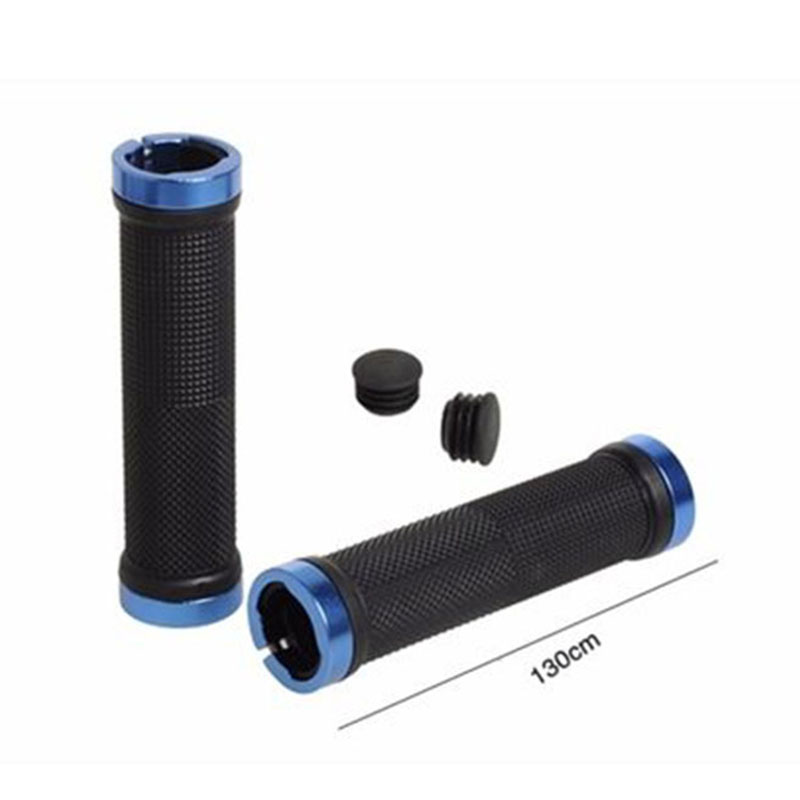 1 pair Road Cycling Handlebar Grips Anti-Skid Rubber Bicycle Grips Mountain Bike Lock On Bicycle Handlebars End Grips