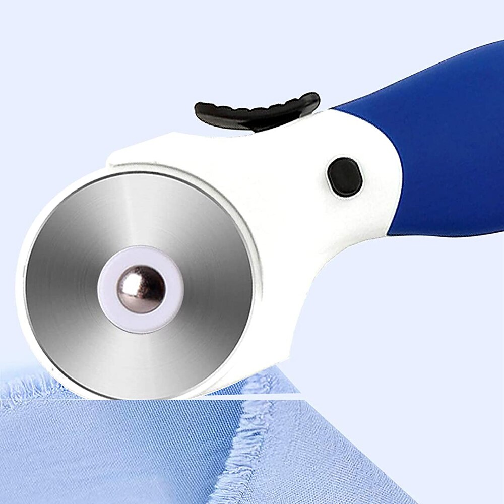 5/10Pcs 45mm Rotary Cutter Blades Stainless Steel Fabric Leather Cutting Blades for Quilting Sewing Rotary Cutter Blades Refill