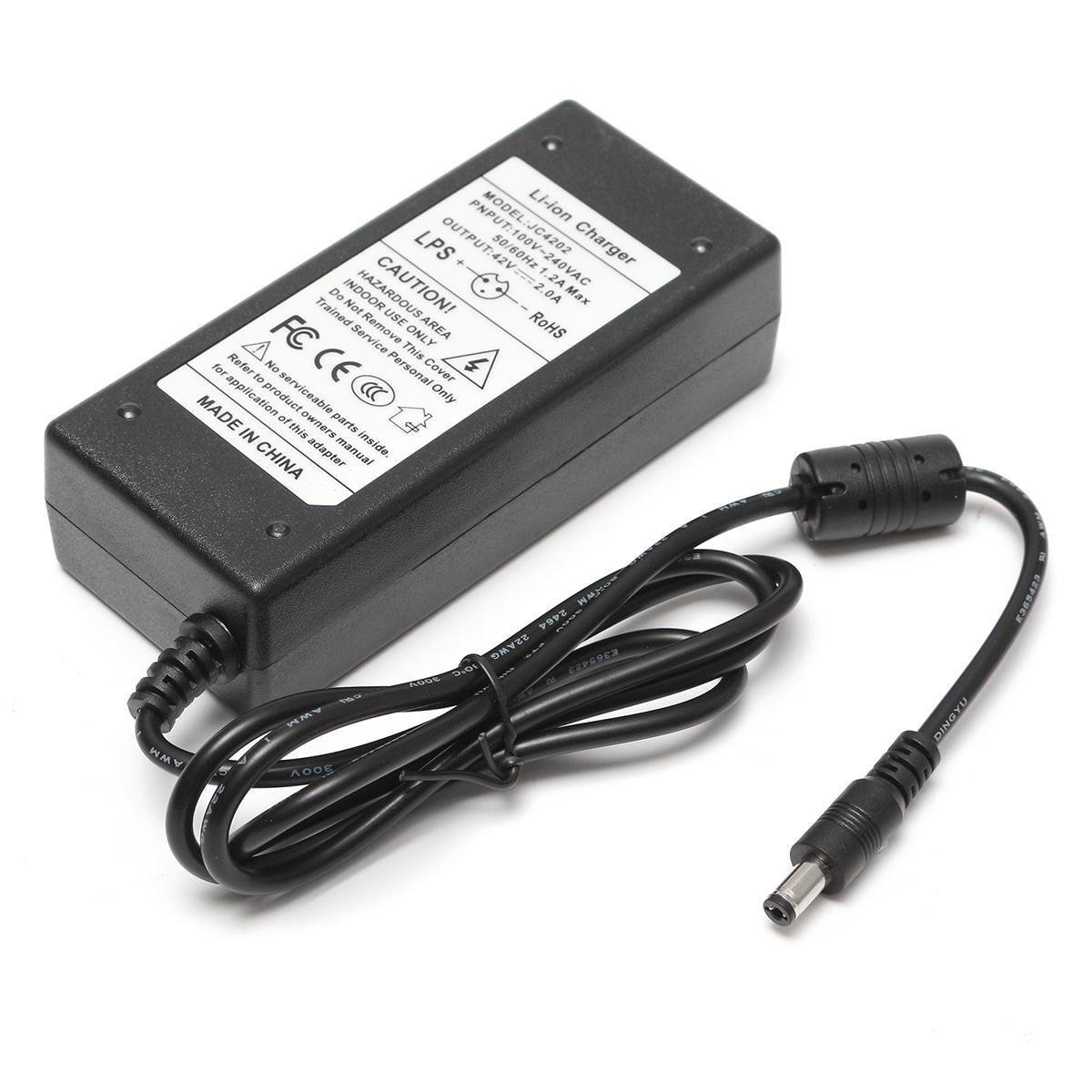 2A 42V Power Charger Adapter For 36V Li-ion Lithium Battery Two-wheel Vehicle Chargers