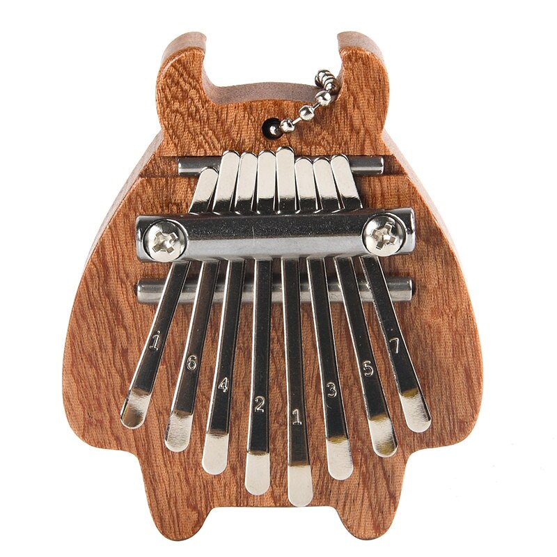 Draagbare mini-duimpiano met 8 toetsen en koord, m... – Vicedeal