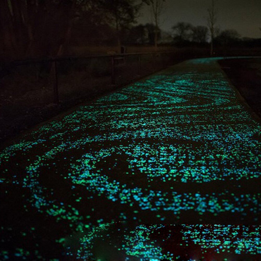 50pcs Glow In The Dark Garden Pebbles Glow Stones Rocks For Walkways Garden Path Patio Lawn Garden Yard Decor Luminous Stones