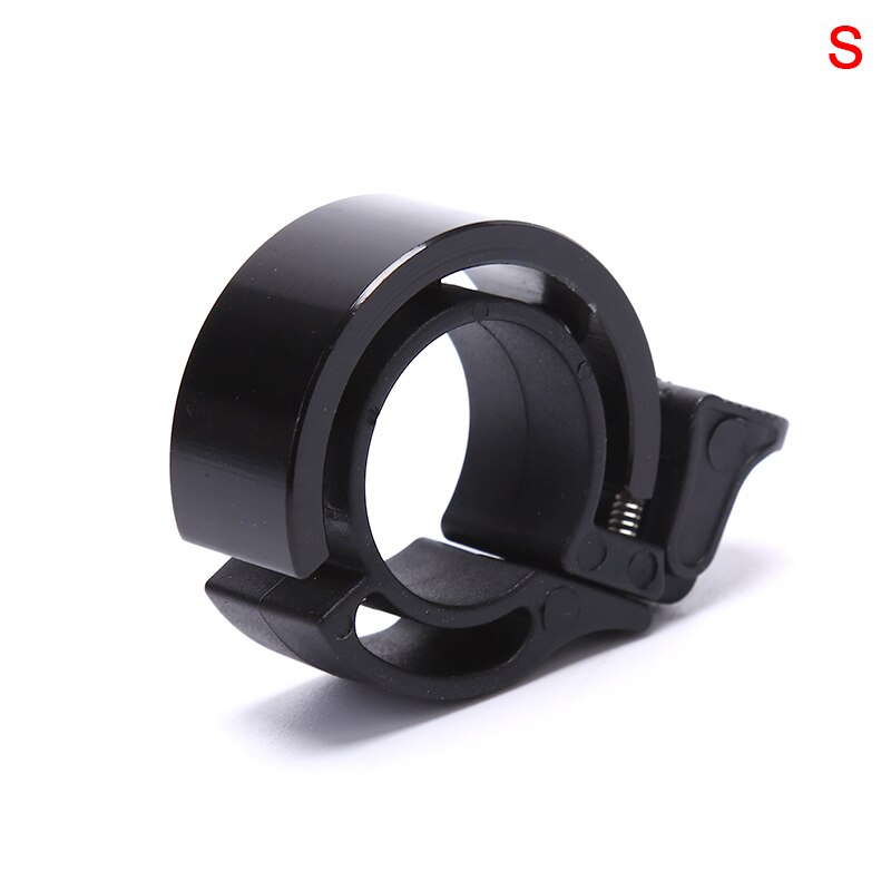 Bocina de aleación para bicicleta de montaña, claxon de sonido con alarma para manillar de ciclismo, 1 unidad, 3 colores: Black S