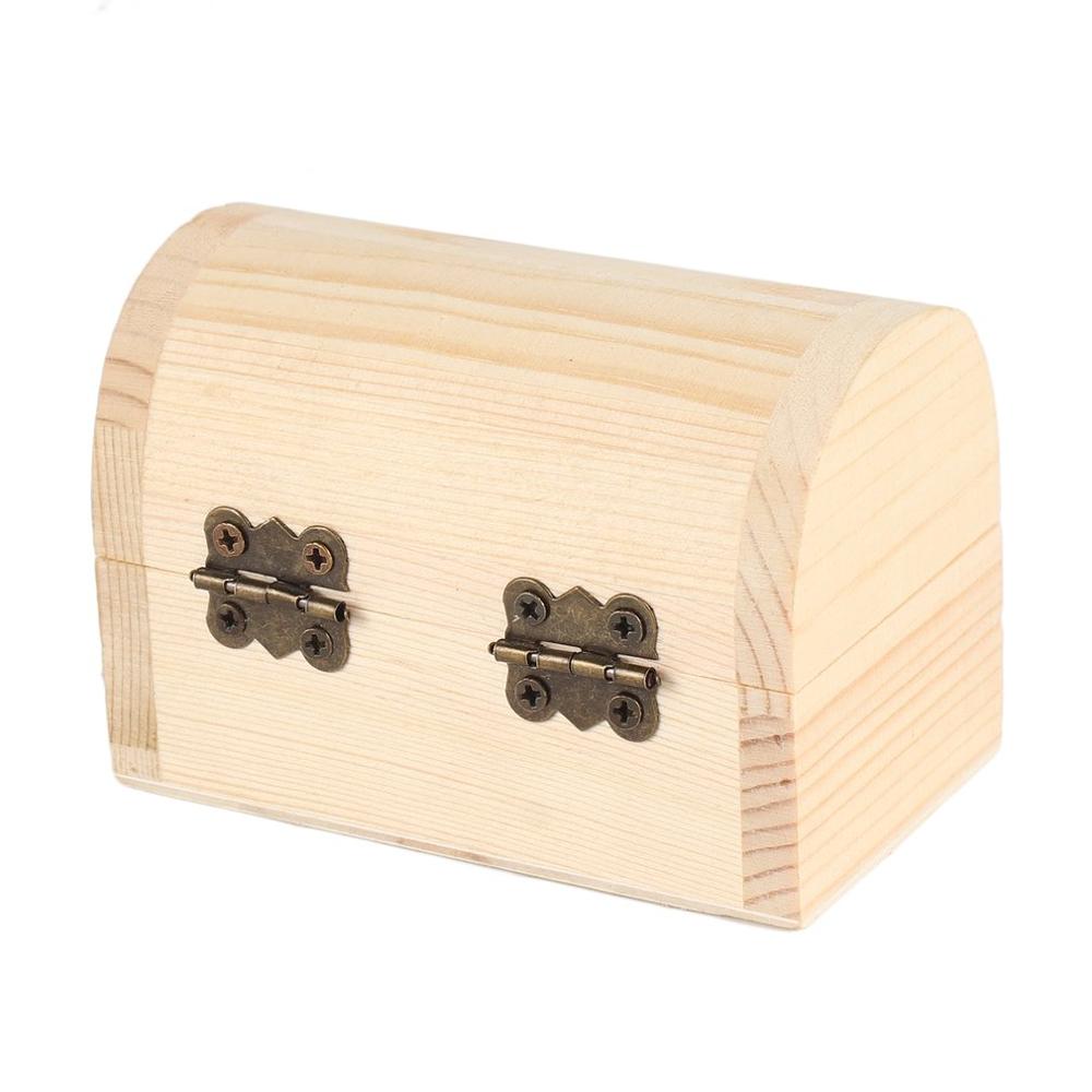 Wooden baby Kids Tooth Storage Box Wooden Treasure Chest Teeth Umbilical Lanugo Organizer Baby Save Collect Keepsakes Save