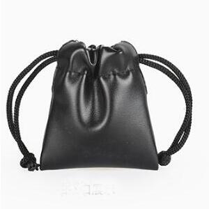 1pc 7x8, 9x9, 12x11, 11x15, 15x20, 21x25cm Drawstring PU Leather Bags Jewellery Pouches Packing Pouch Storage Bag: 7x8cm