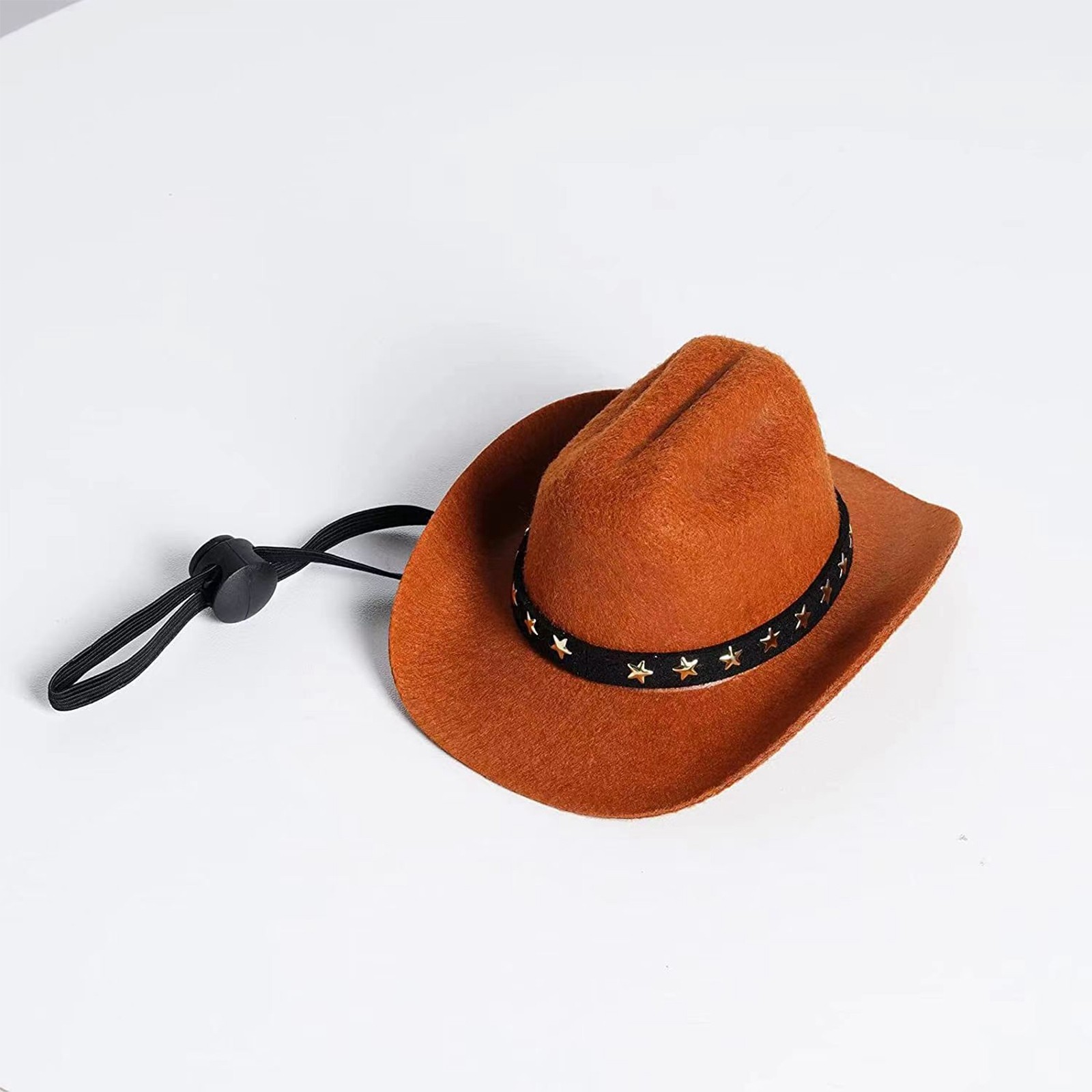 Chapeau de Cowboy pour chien et chat, vêtements de Cowboy, chapeau réglable pour chiot, adapté aux petits chiens et chats, décoration de fête d'anniversaire, Photo: M / Argent